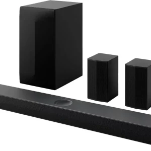 LG – 5.1.1-Channel S70TR Home Theater Soundbar with Wireless Subwoofer and Rear Speakers, Dolby Atmos, WOW Orchestra – Black